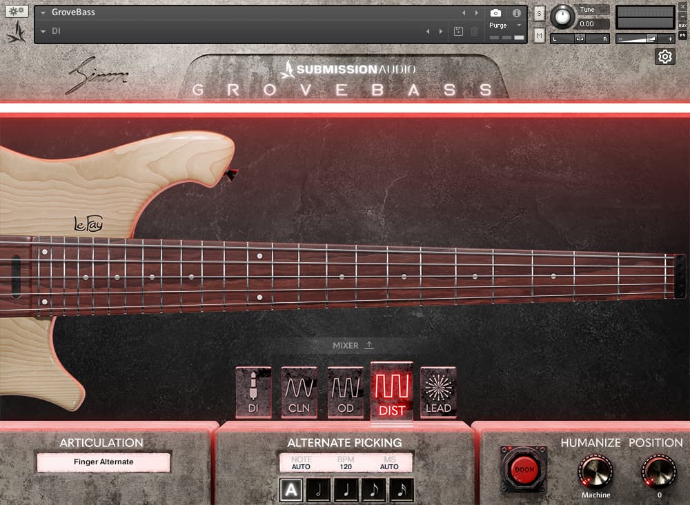 OmniBass - Virtual Bass Guitar for Kontakt – SubMission Audio