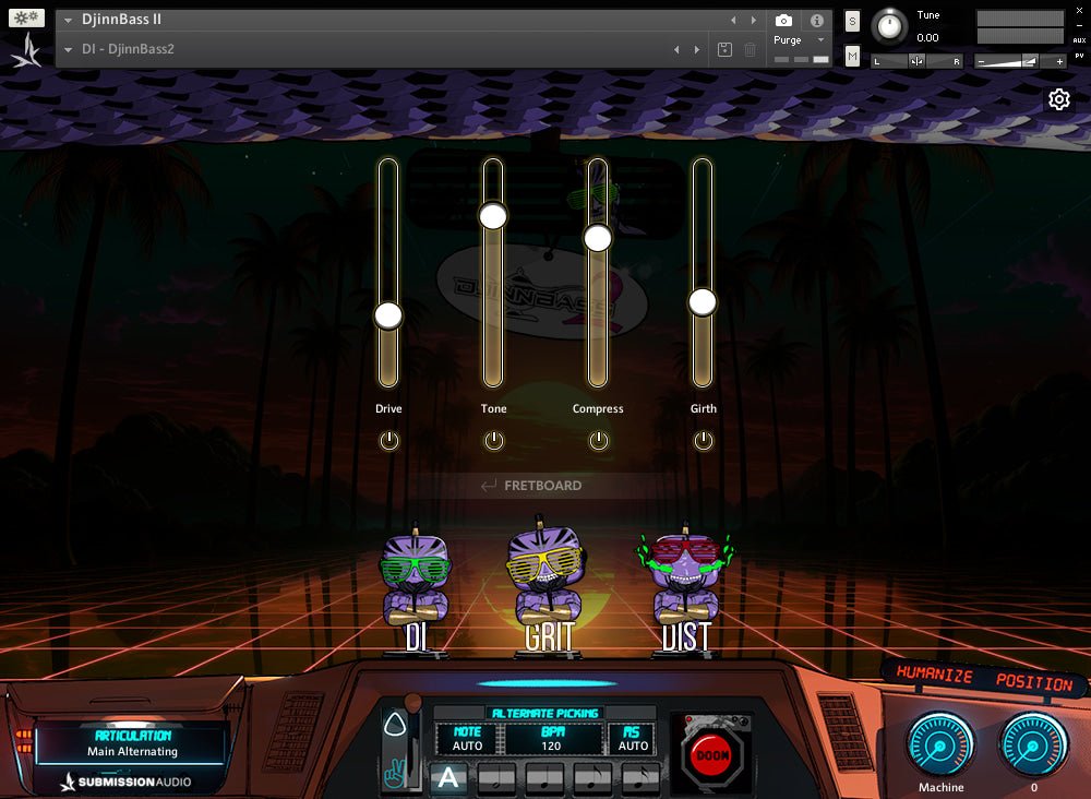DjinnBass 2 Upgrade - SubMission Audio