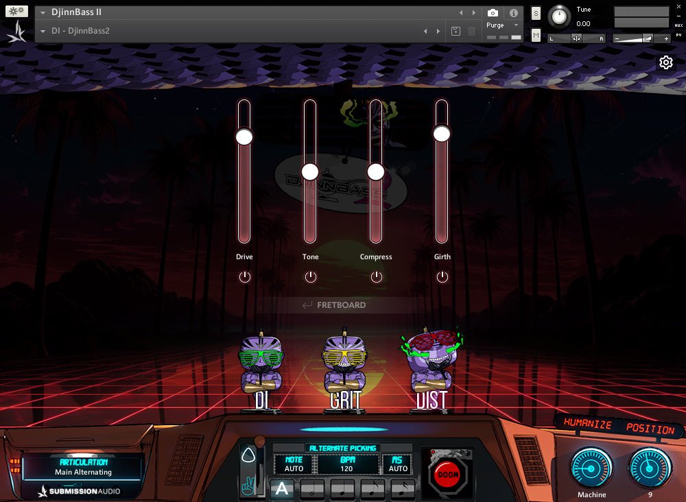 DjinnBass 2 Upgrade - SubMission Audio