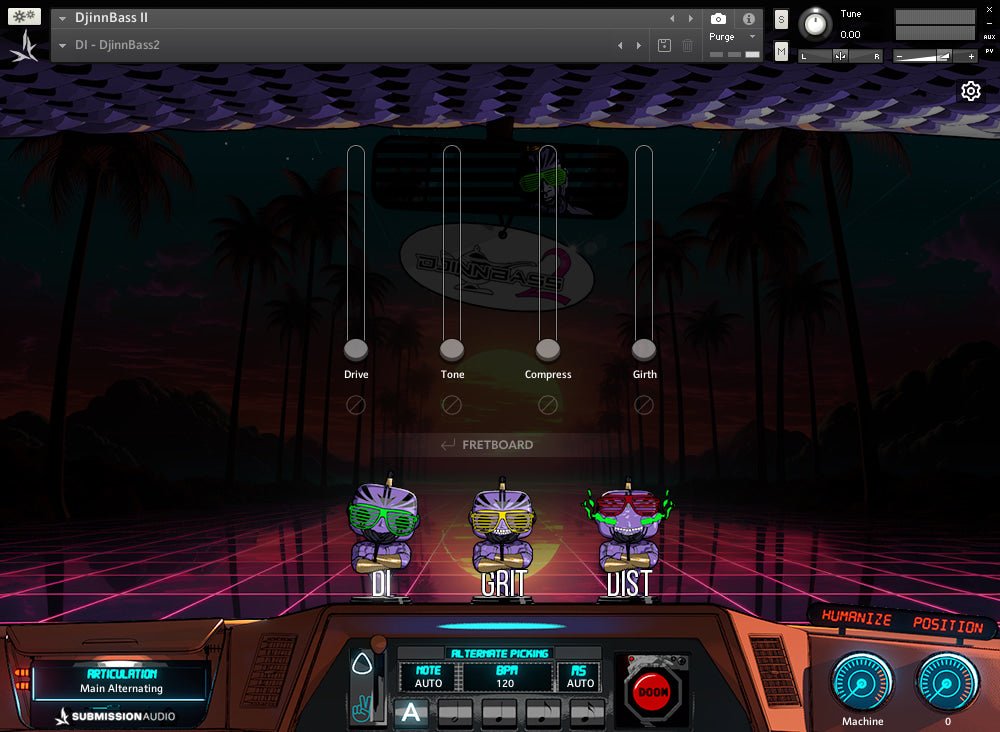 DjinnBass 2 Upgrade - SubMission Audio